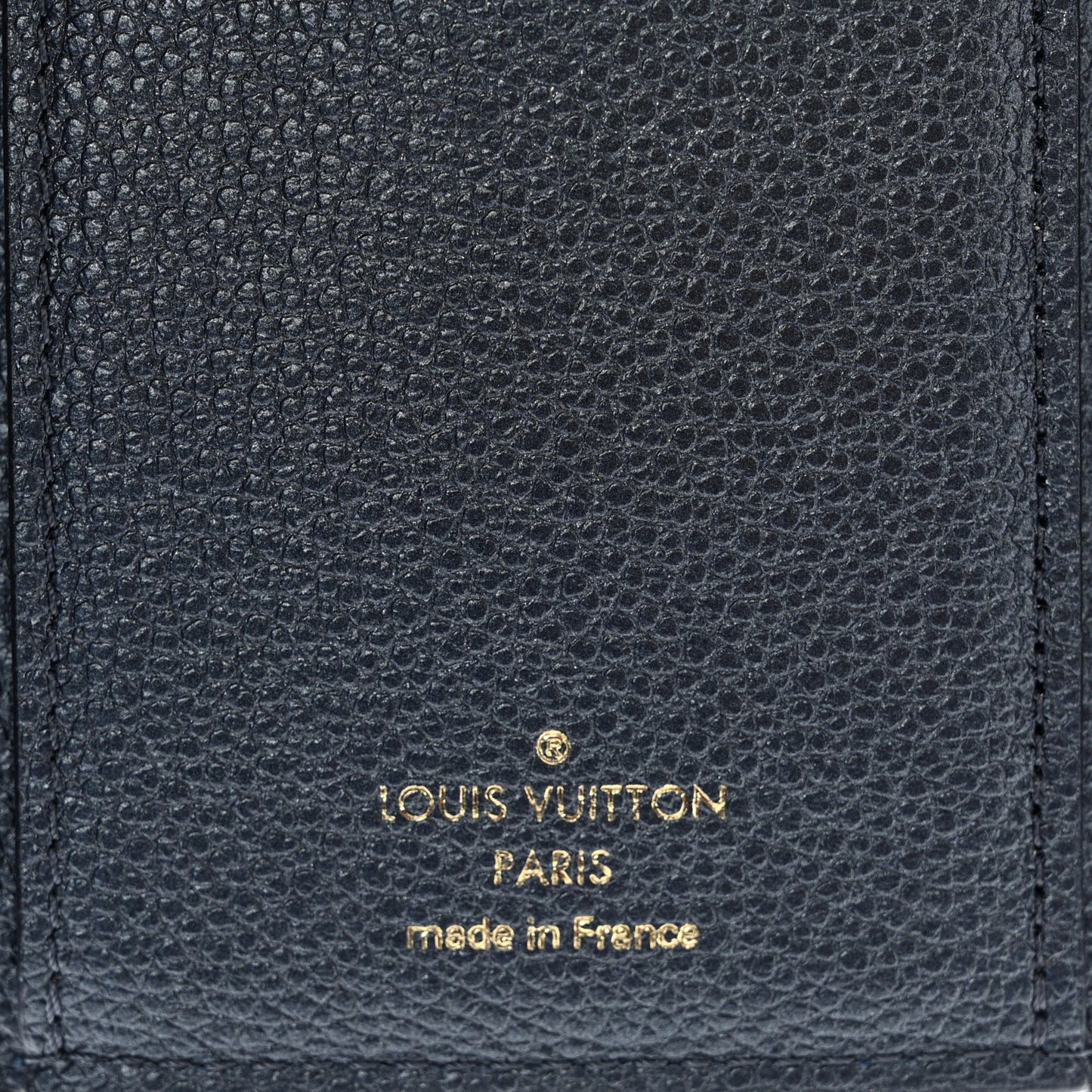 Empreinte Monogram Flower Victorine Wallet Navy Blue