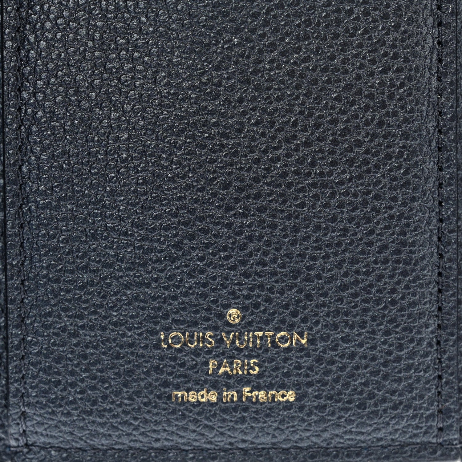 Louis Vuitton Empreinte Monogram Flower Victorine Wallet Navy Blue 7 of 10