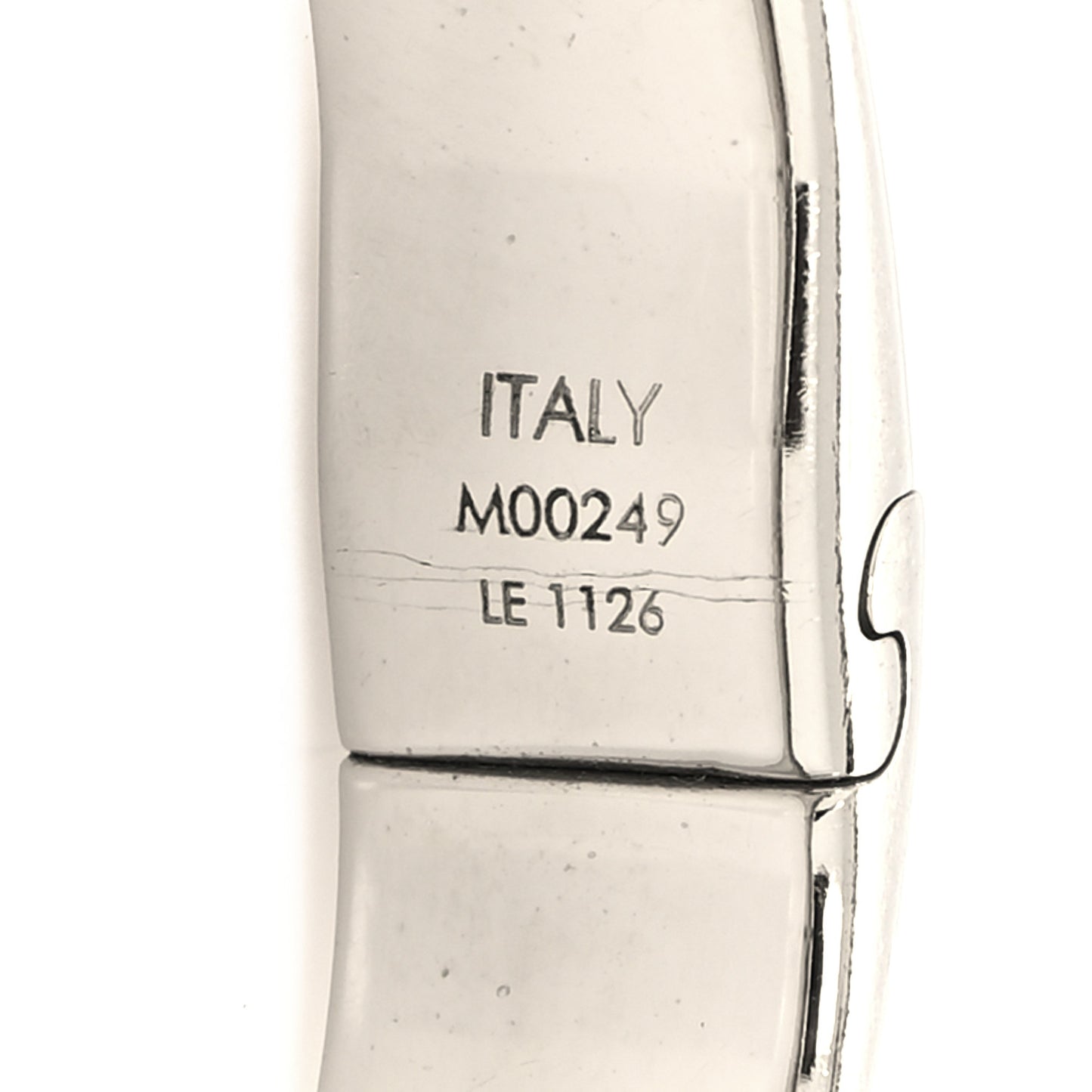 Palladium Monogram Nanogram Cuff S Silver