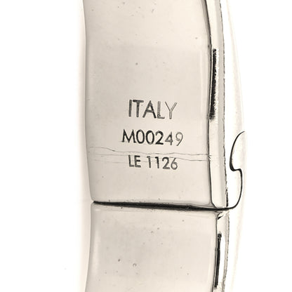 Louis Vuitton Palladium Monogram Nanogram Cuff S Silver 6 of 7