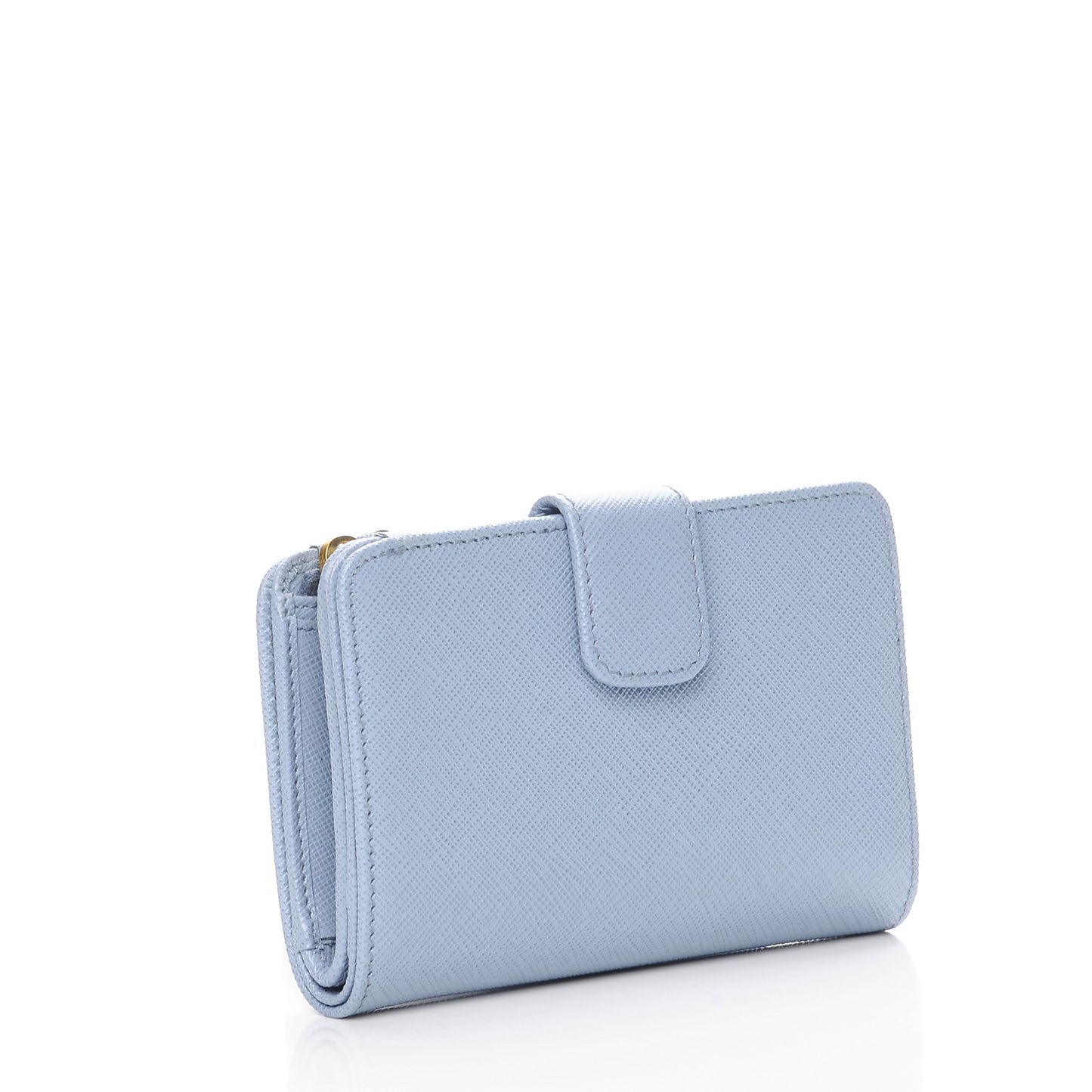 Saffiano Metal Zip Around Wallet Astrale