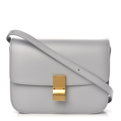 Celine Box Calfskin Medium Classic Box Flap Bag Cloud 1 of 10