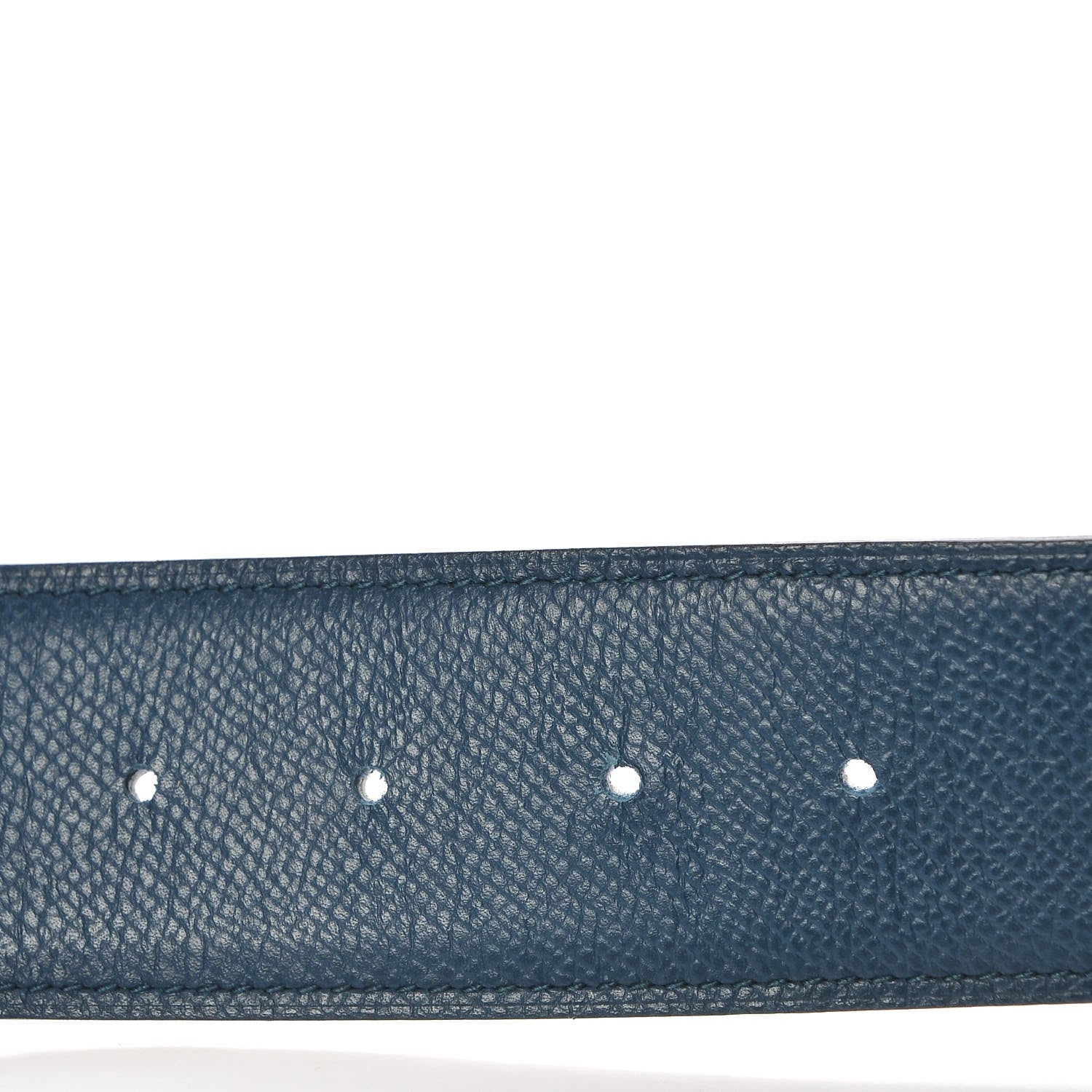 Hermes Epsom 42mm Belt Strap 115 Colvert Blanc White 6 of 7