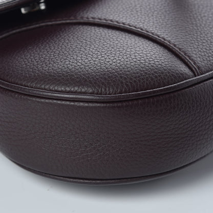 Christian Dior Grained Calfskin Kim Jones Saddle Bag Amaranth 8 of 8
