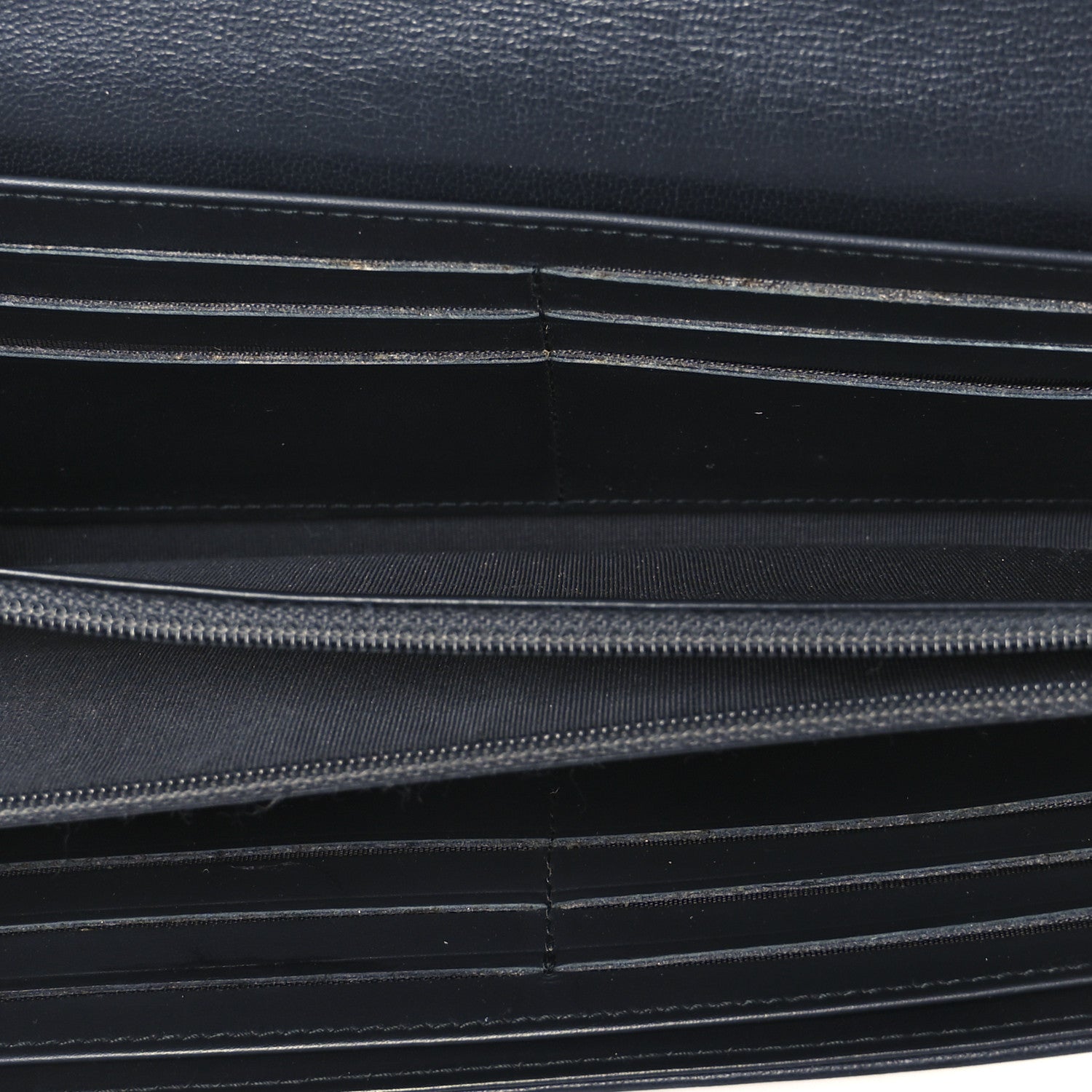 Chanel Lambskin Studded CC Flap Wallet Black 5 of 10