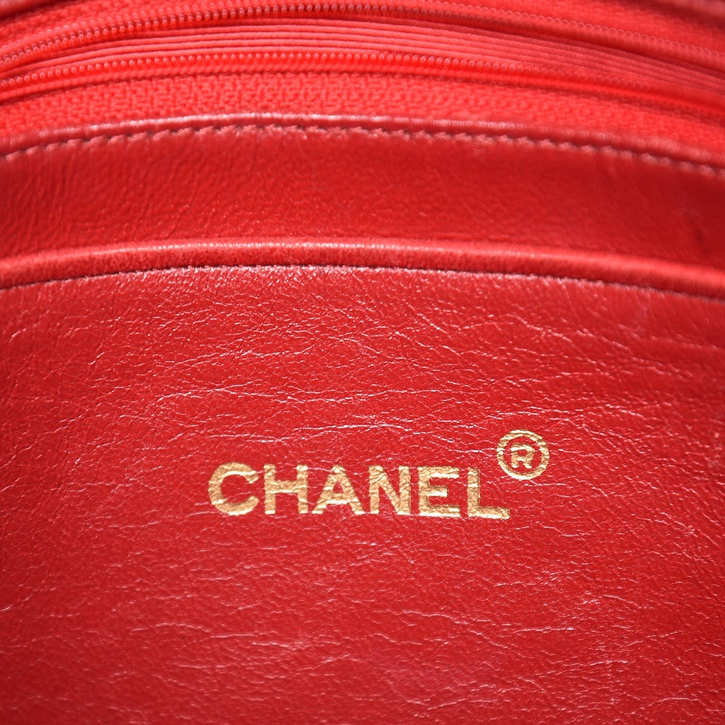 Lambskin Quilted Camera Case Bag Red