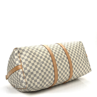 Louis Vuitton Damier Azur Keepall Bandouliere 55 4 of 22