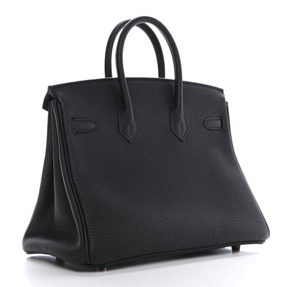Hermes Togo Birkin 25 Black 3 of 9