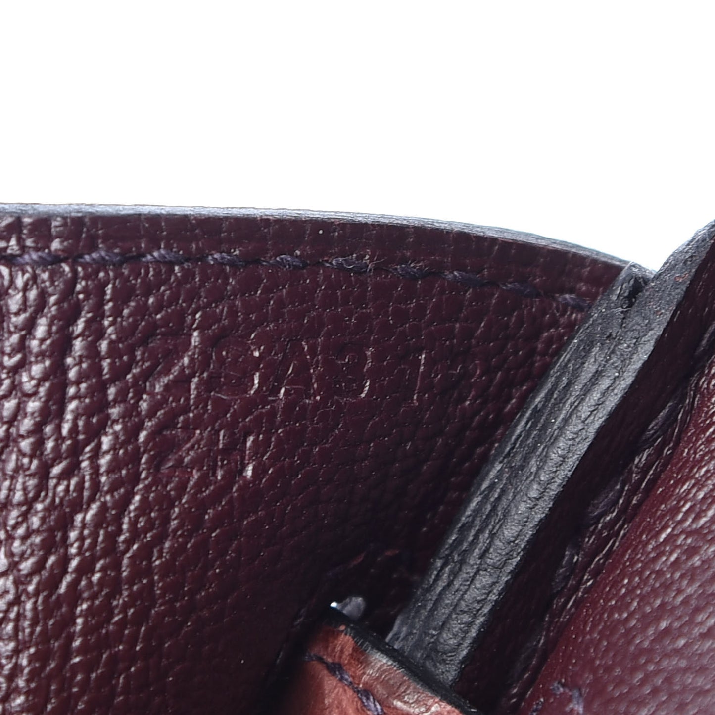 Togo Matte Alligator Birkin Touch 25 Rouge Sellier Bourgogne