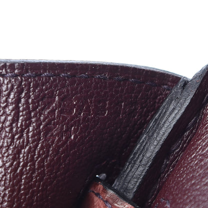 Hermes Togo Matte Alligator Birkin Touch 25 Rouge Sellier Bourgogne 7 of 10