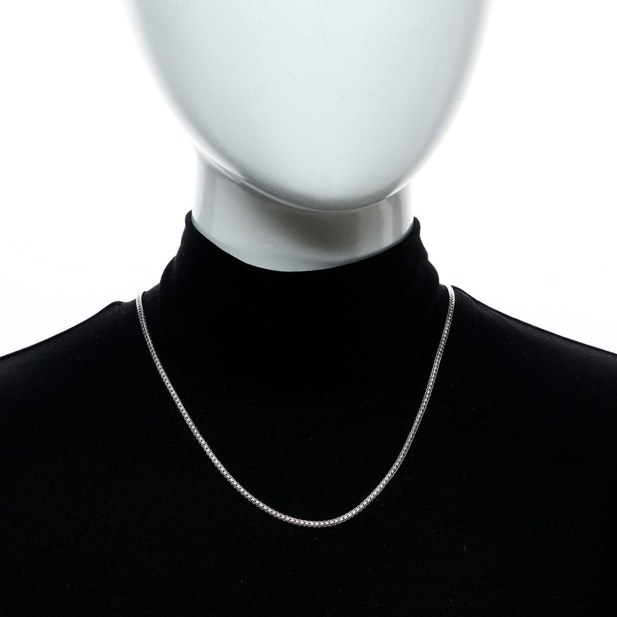 Sterling Silver 2.5mm Classic Chain Necklace 18"