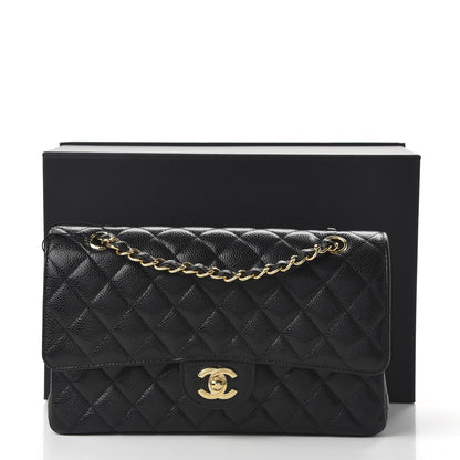 Chanel Caviar Quilted Medium Double Flap Black 11 of 11