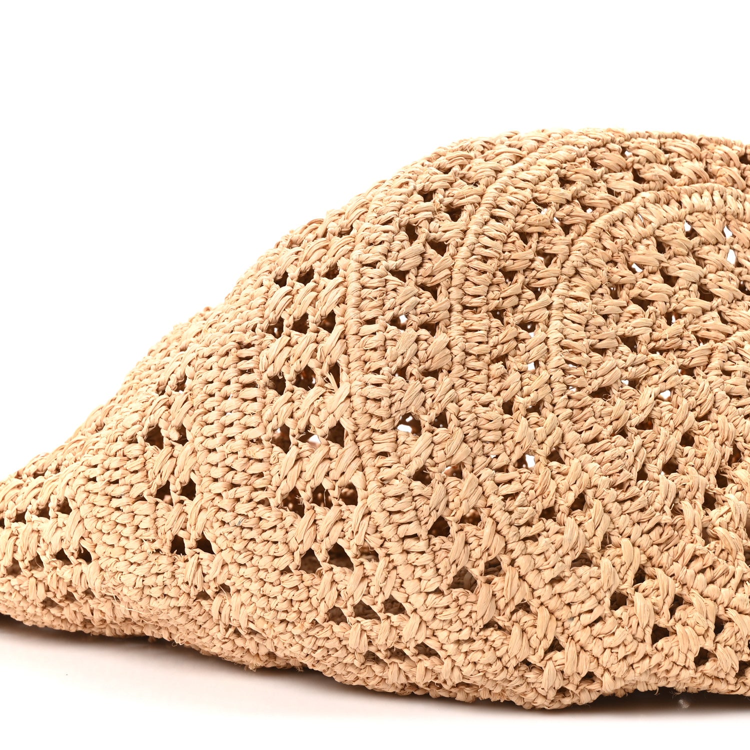Saint Laurent Raffia Calfskin Medium Panier Tote Naturel 9 of 10
