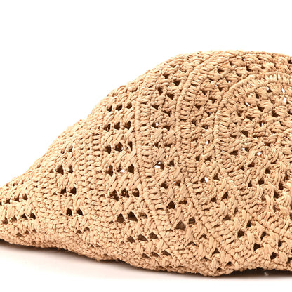 Saint Laurent Raffia Calfskin Medium Panier Tote Naturel 9 of 10
