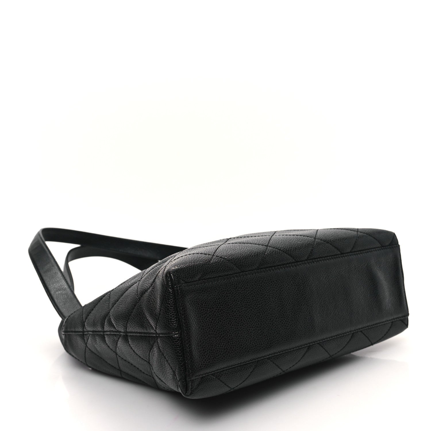 Chanel Caviar Diamond Flap Shoulder Bag Black 4 of 12