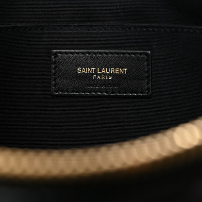 Saint Laurent Calfskin Matelasse Monogram Cassandre Tablet Pouch Black 6 of 8