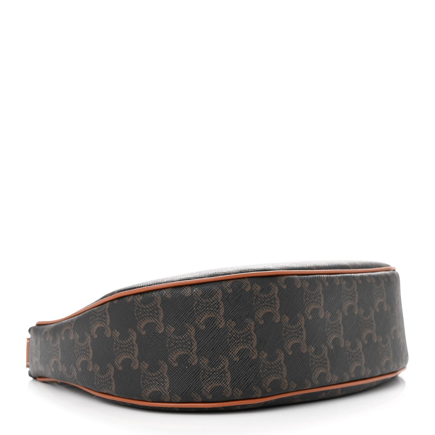 Triomphe Canvas Calfskin Ava Shoulder Bag Tan