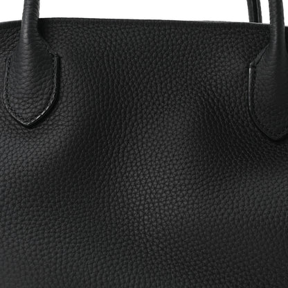 The Row Matte Grained Calfskin Agnes Bag Black 7 of 9
