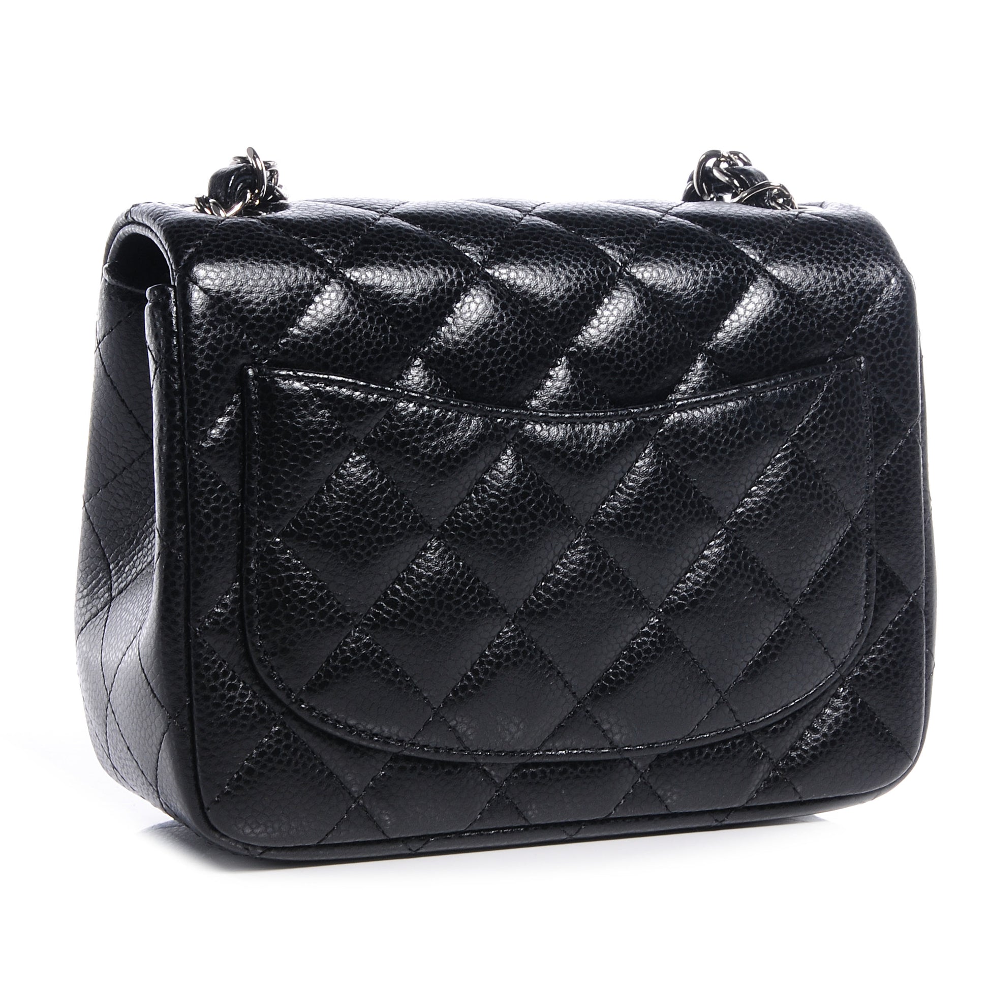 Chanel Caviar Quilted Mini Square Flap Bag Black 3 of 8