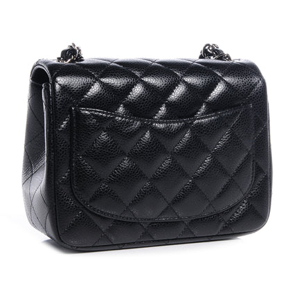 Chanel Caviar Quilted Mini Square Flap Bag Black 3 of 8