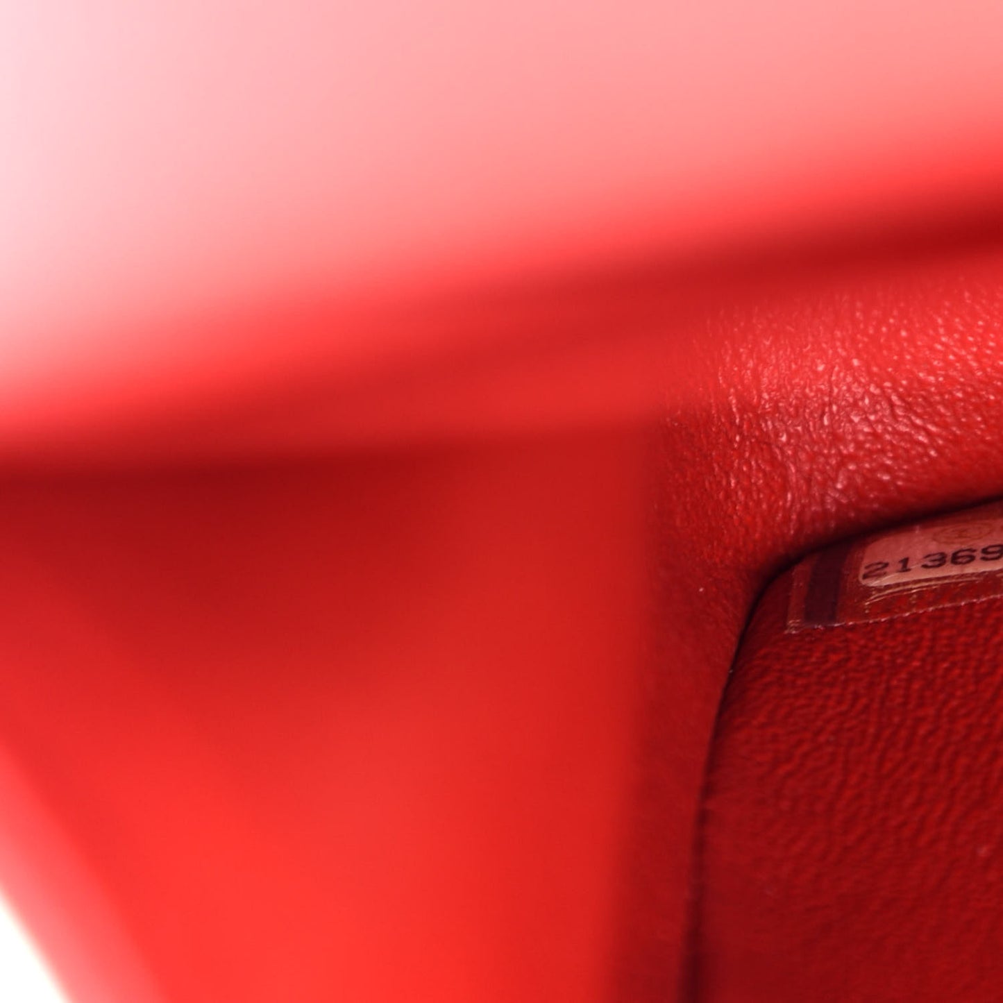 Lambskin Quilted Jumbo Double Flap Red