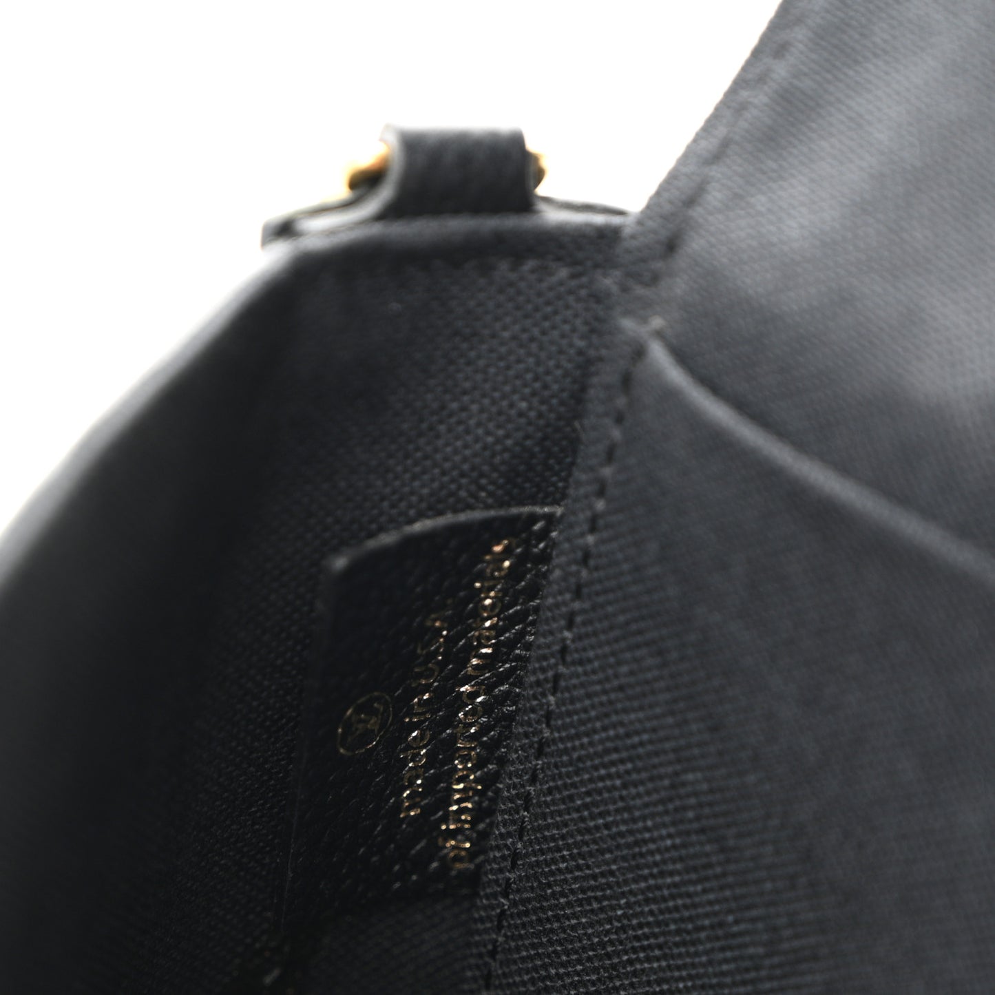 Empreinte Pochette Felicie Chain Wallet Black