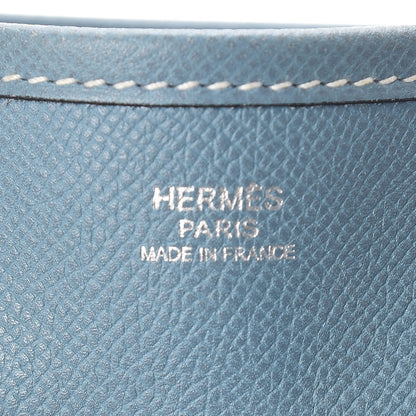 Hermes Epsom Evelyne PM Blue Jean 6 of 10