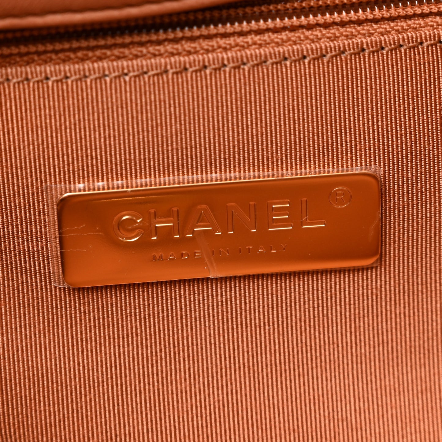 Lambskin Quilted Medium Chanel 19 Flap Brown