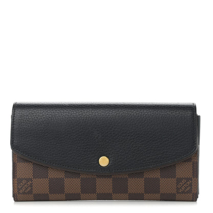 Louis Vuitton Damier Ebene Normandy Wallet Black 1 of 10