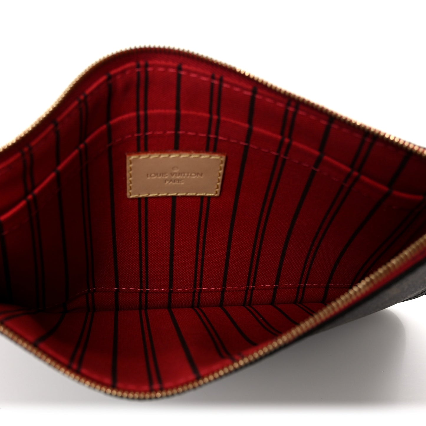 Monogram Neverfull MM GM Pochette Cherry