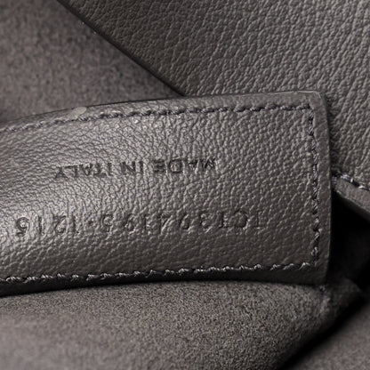 Saint Laurent Calfskin Large Shopping Tote Dark Grey 8 of 10