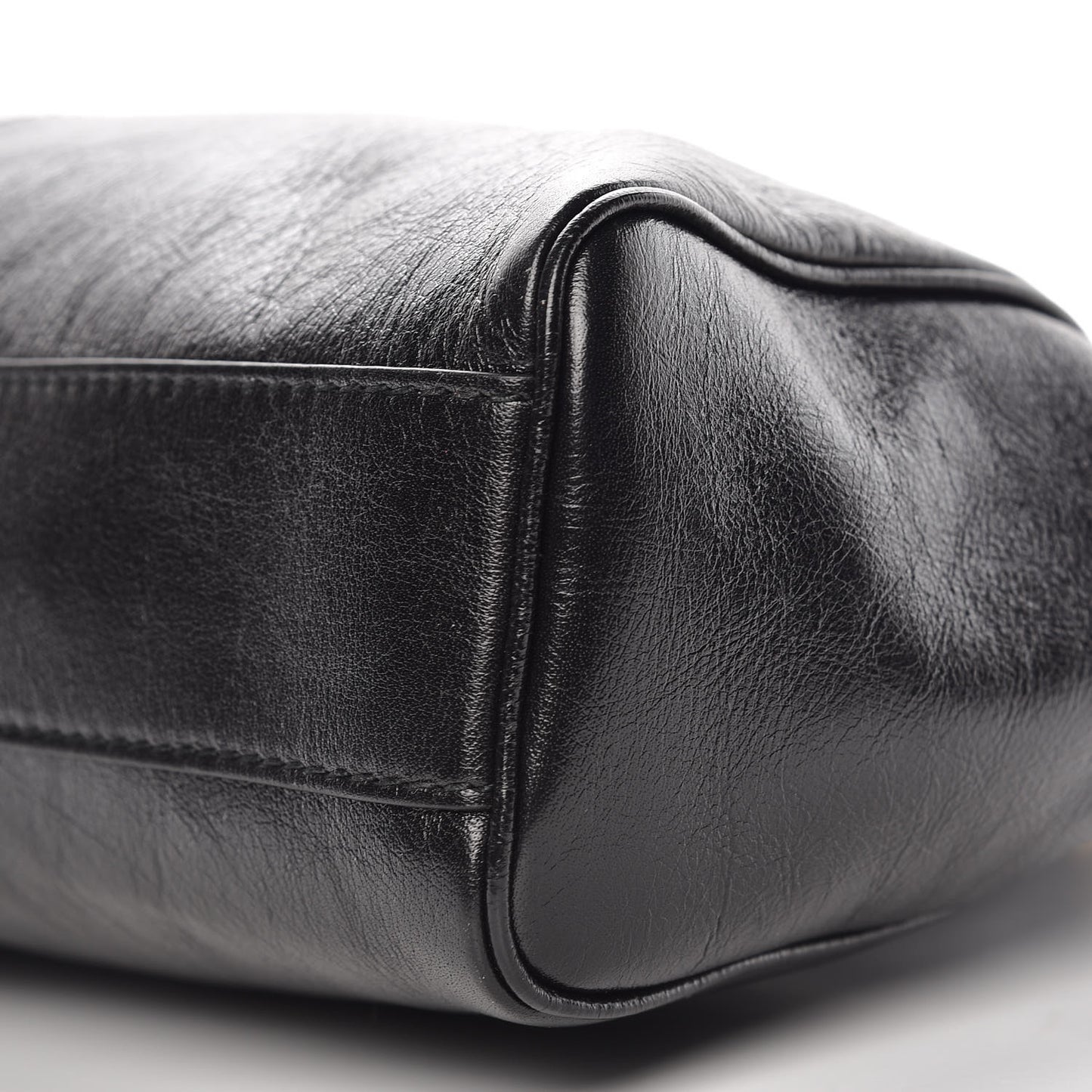 Calfskin Medium Re(Belle) Top Handle Bag Black