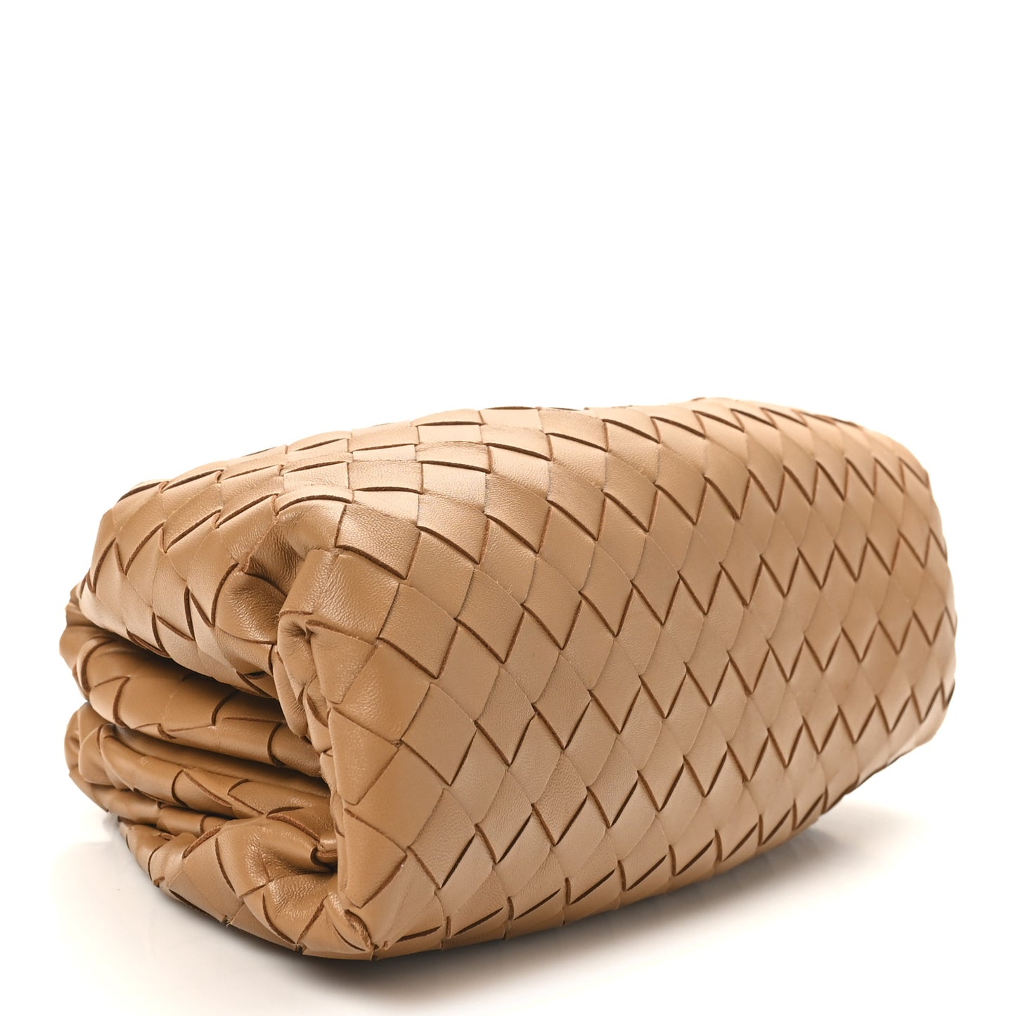 Nappa Intrecciato Teen Pouch Caramel