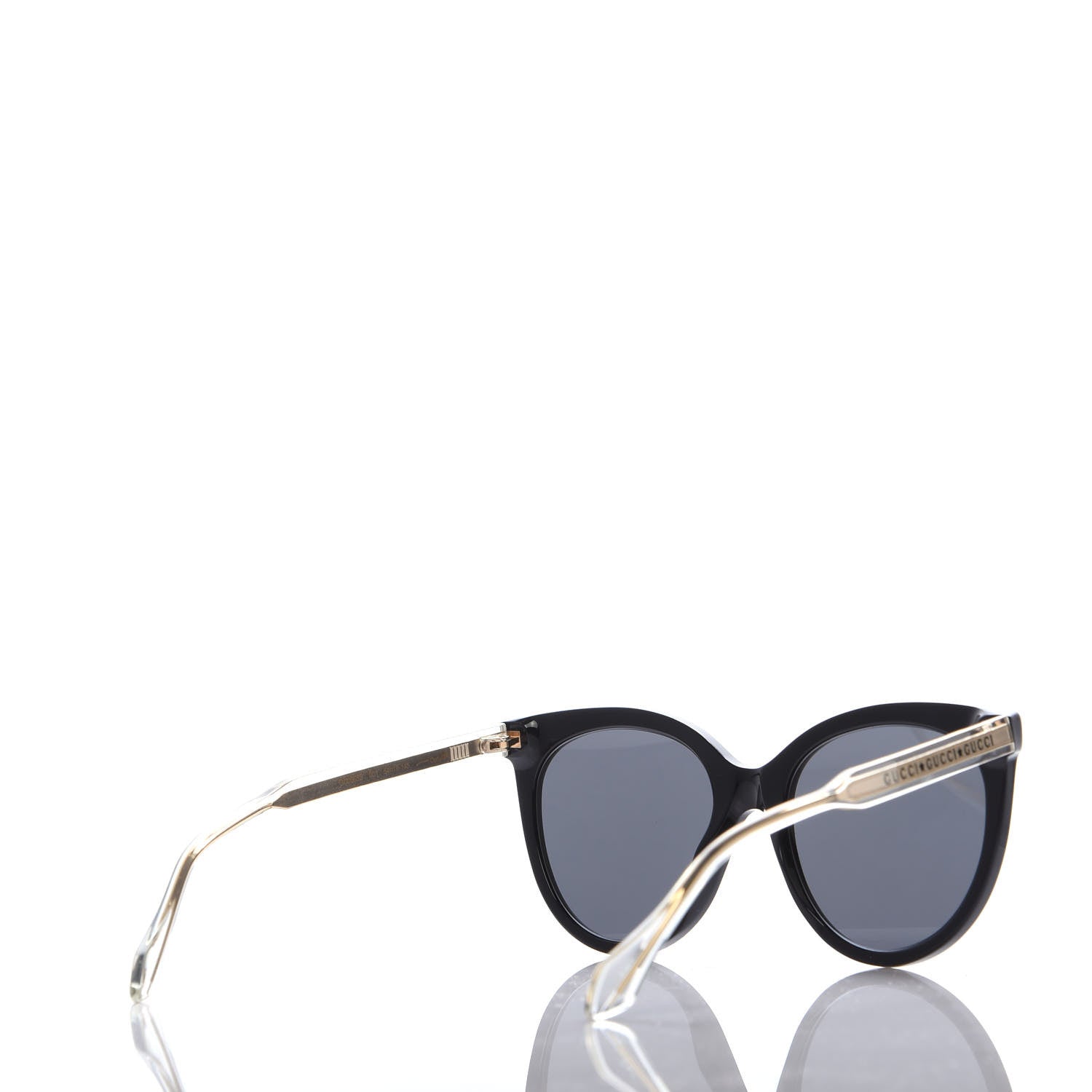 Gucci Colorblock Acetate Cat Eye GG0565S Sunglasses Black 4 of 8