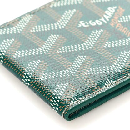 Goyard Goyardine Bi-Fold Victoire PM Wallet Green 7 of 8