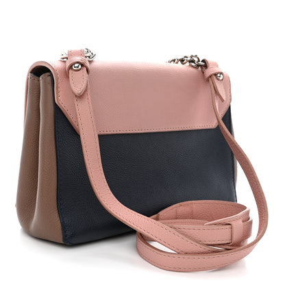 Louis Vuitton Soft Calfskin Lockme II Chain Bag BB Rose Poudre 3 of 14