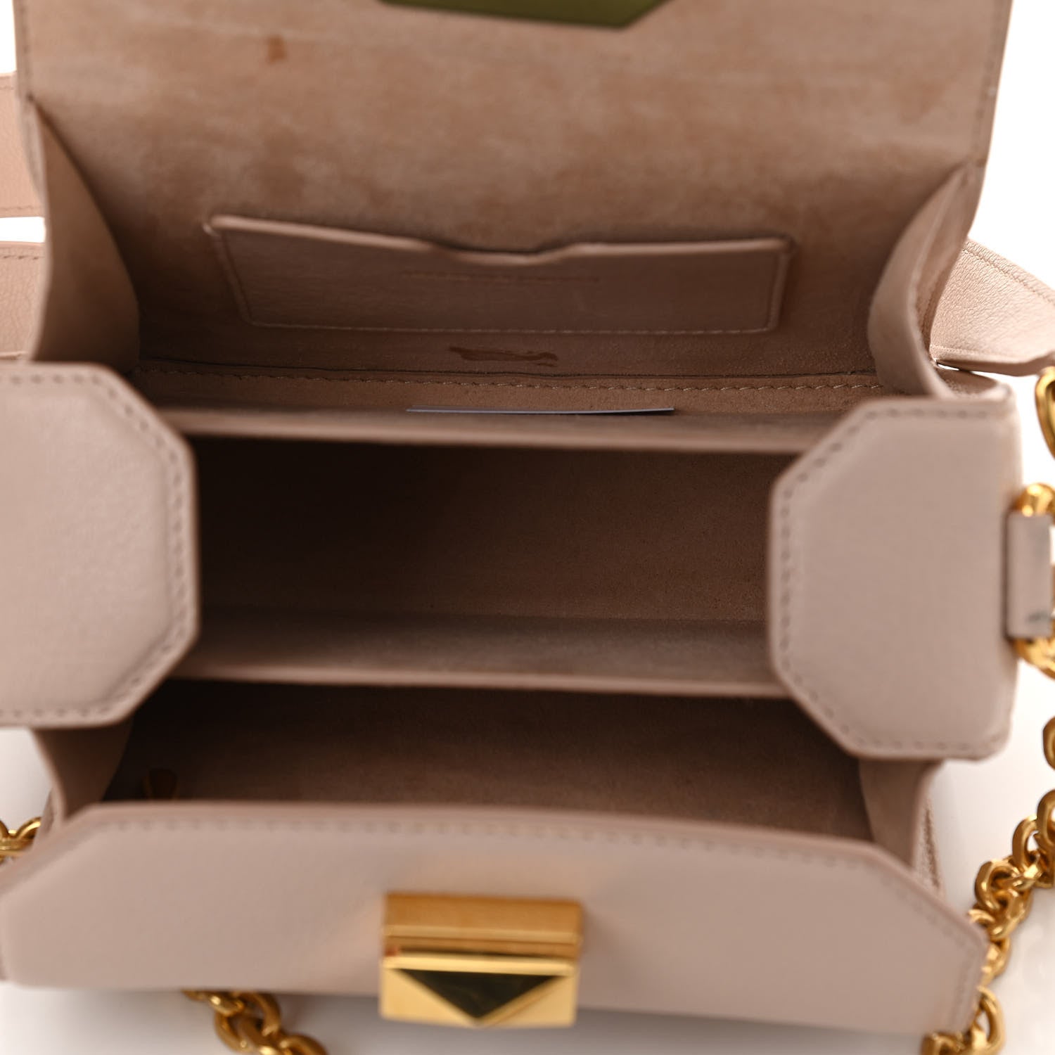 Alexander McQueen Fine Grain Goatskin Box Shoulder Bag 19 Nude 5 of 13