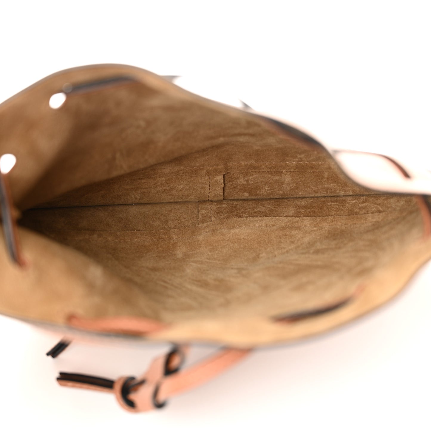 Nappa Horseshoe Bag Tan