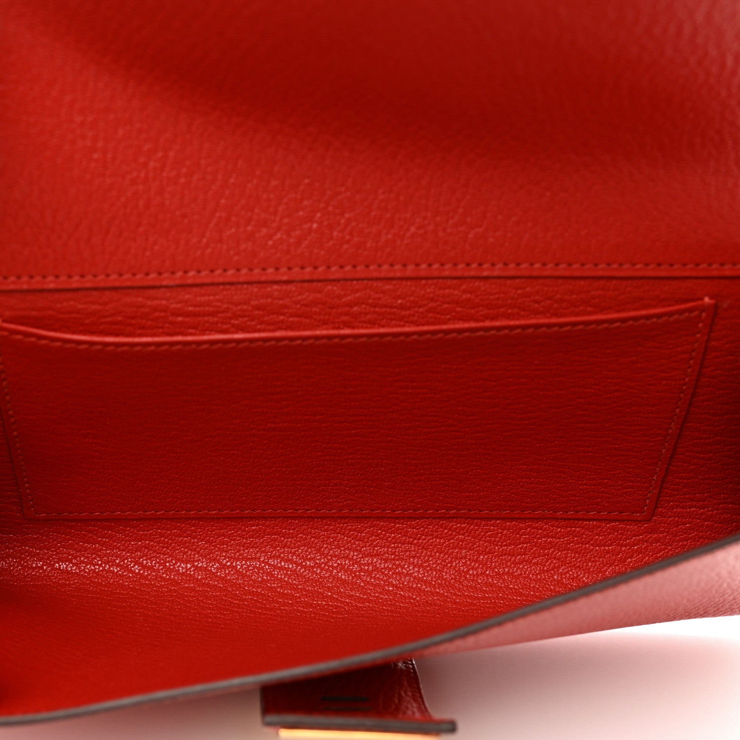 Hermes Chevre Mysore Medor 23 Clutch Rouge Tomate 5 of 9