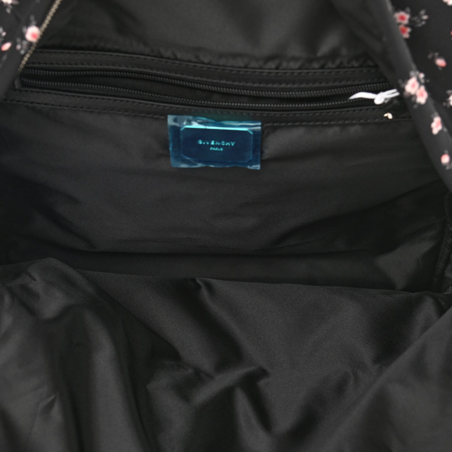 Tech Twill Nylon Hibiscus Print Backpack Multicolor