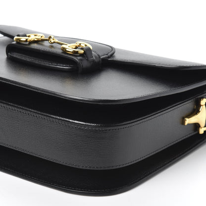 Gucci Azalea Calfskin Horsebit 1955 Shoulder Bag Black 6 of 10