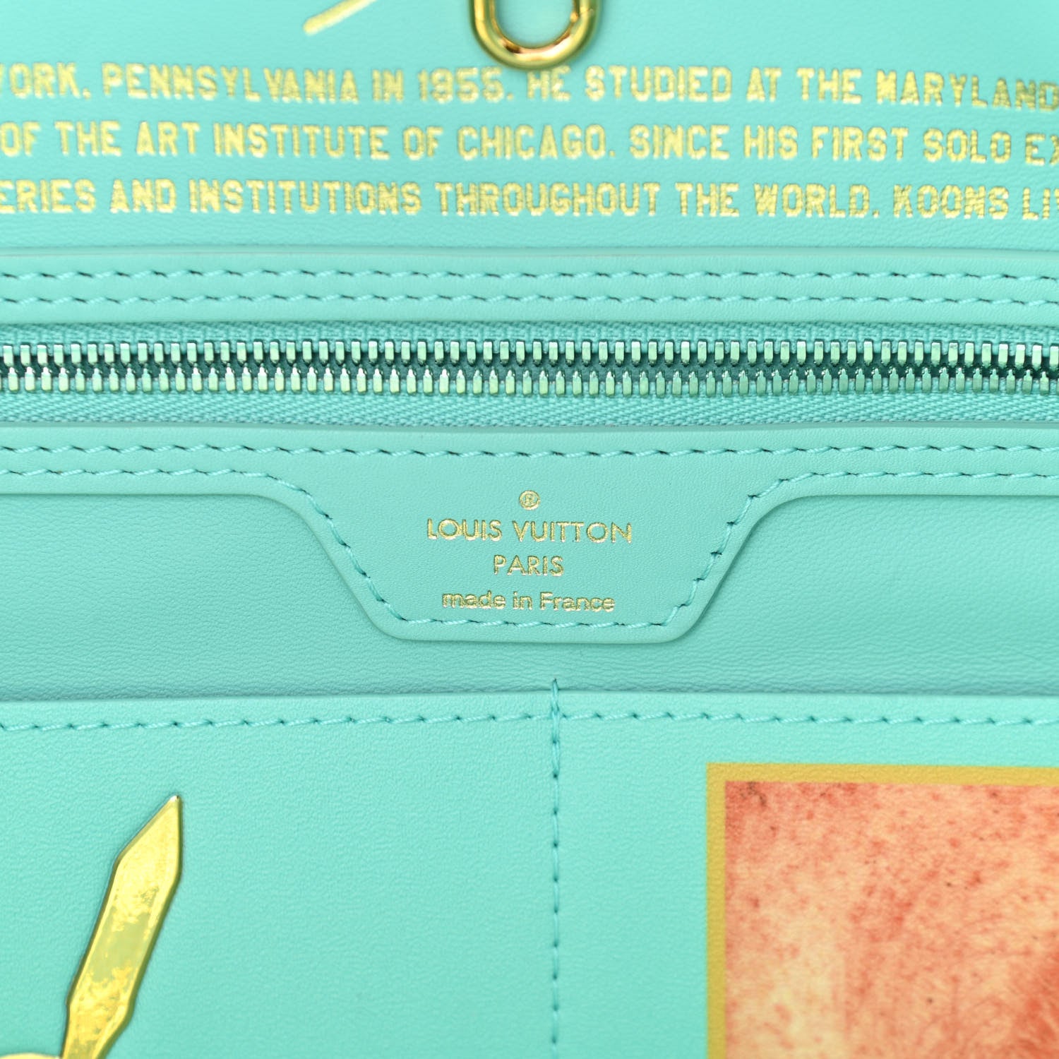 Louis Vuitton Masters Da Vinci Neverfull MM Vert D’eau 6 of 9
