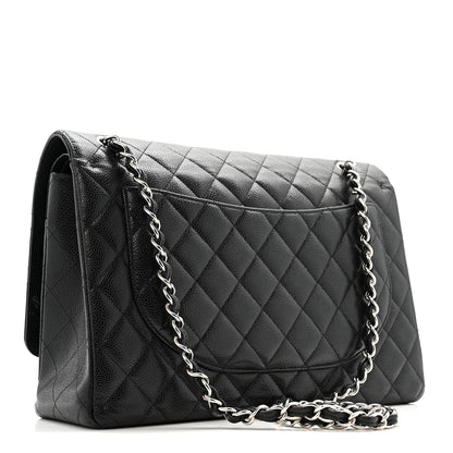 Chanel Caviar Quilted Maxi Double Flap Black 3 of 16
