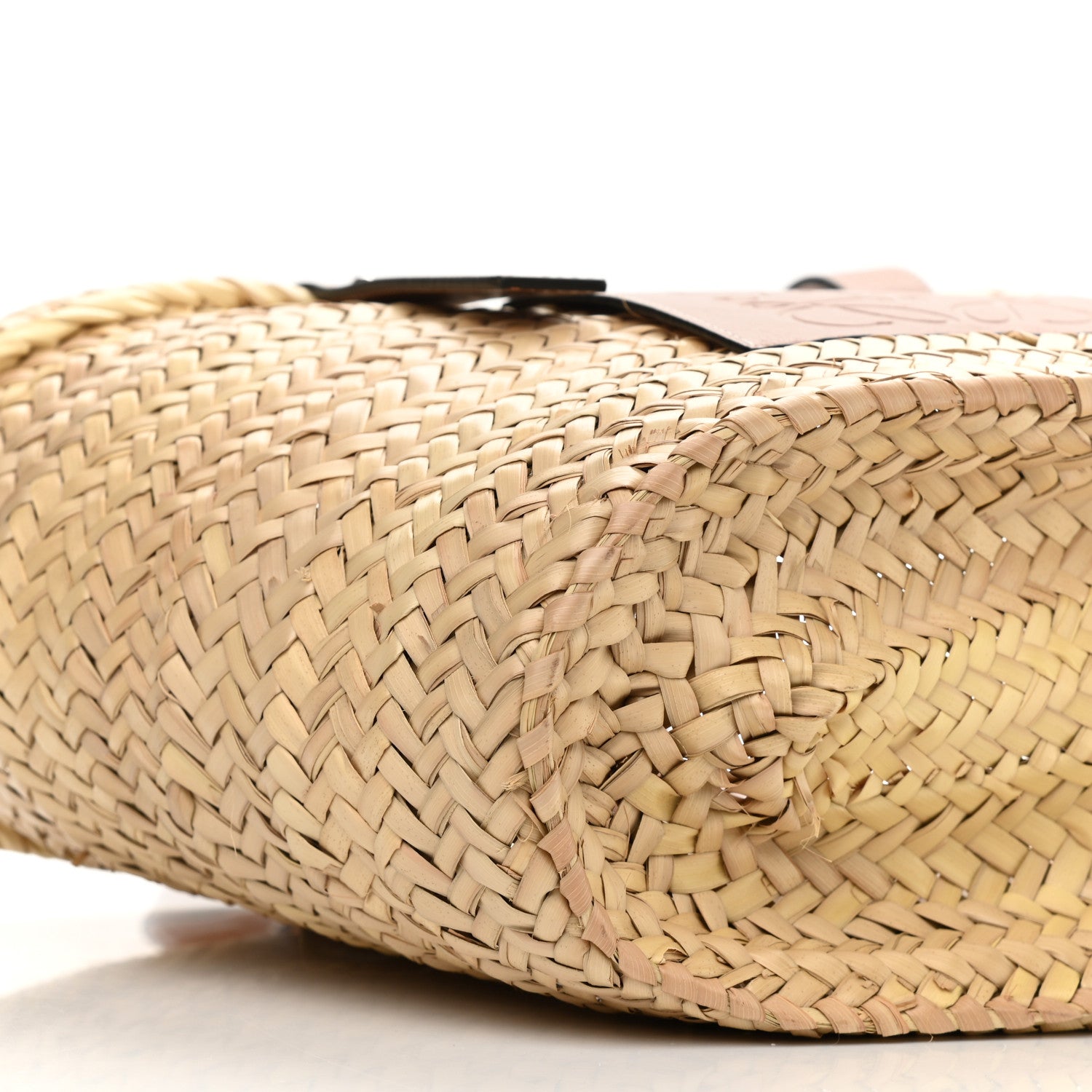 Loewe Raffia Basket Tote Bag Natural Tan 9 of 11