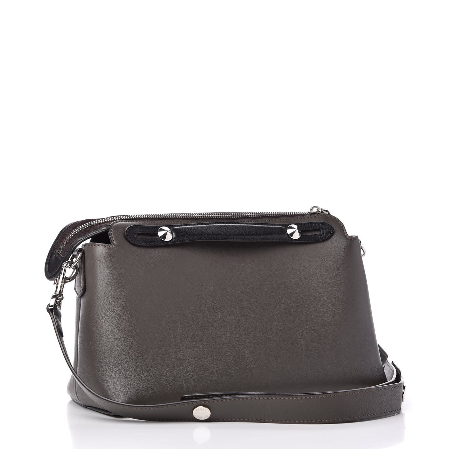 Vitello Dolce 4 Color Medium By The Way Boston Bag Carbone Grigio Polvere Multicolor