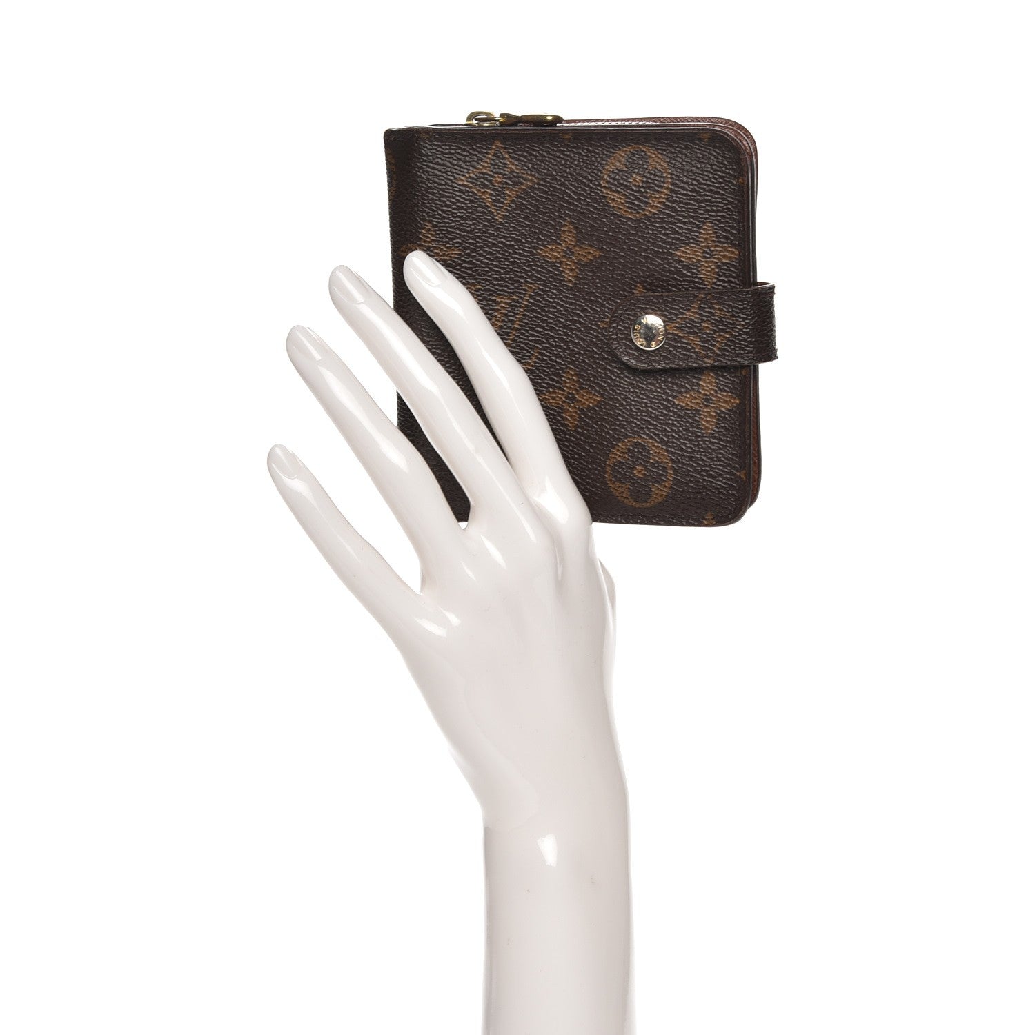 Louis Vuitton Monogram Compact Zippe Zipped Wallet 2 of 10