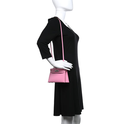 Hermes Epsom Mini Kelly Sellier 20 5P Pink 2 of 11