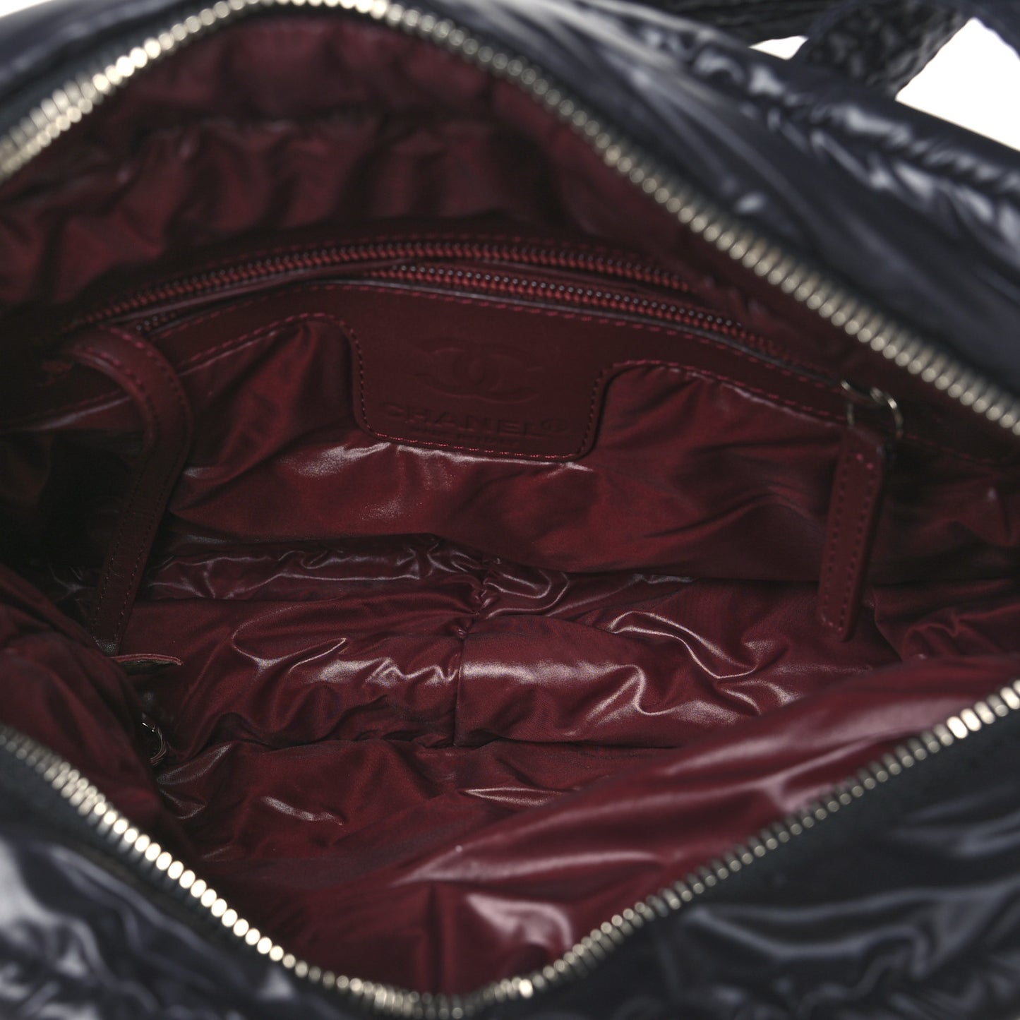 Nylon Small Coco Cocoon Messenger Bag Black