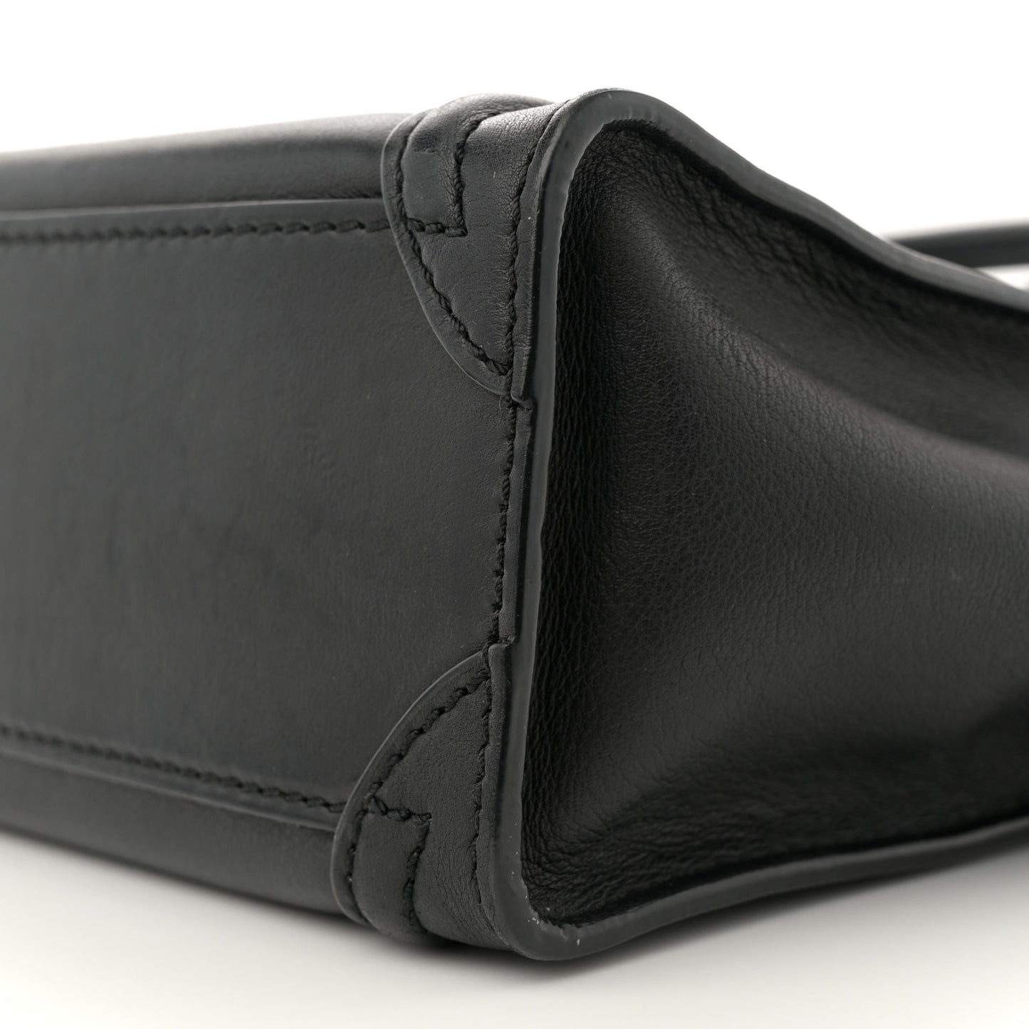 Smooth Calfskin Nano Luggage Black