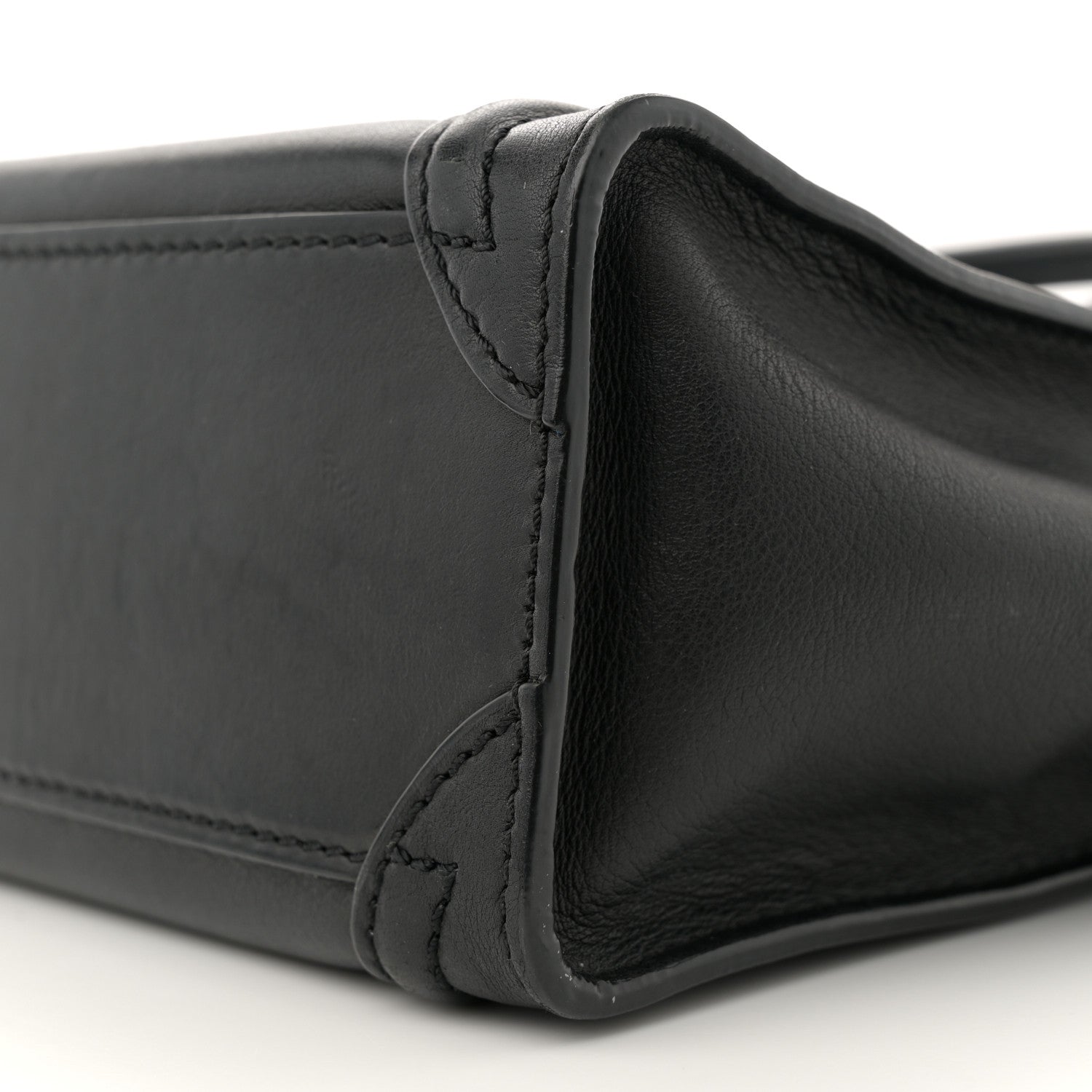 Celine Smooth Calfskin Nano Luggage Black 10 of 11